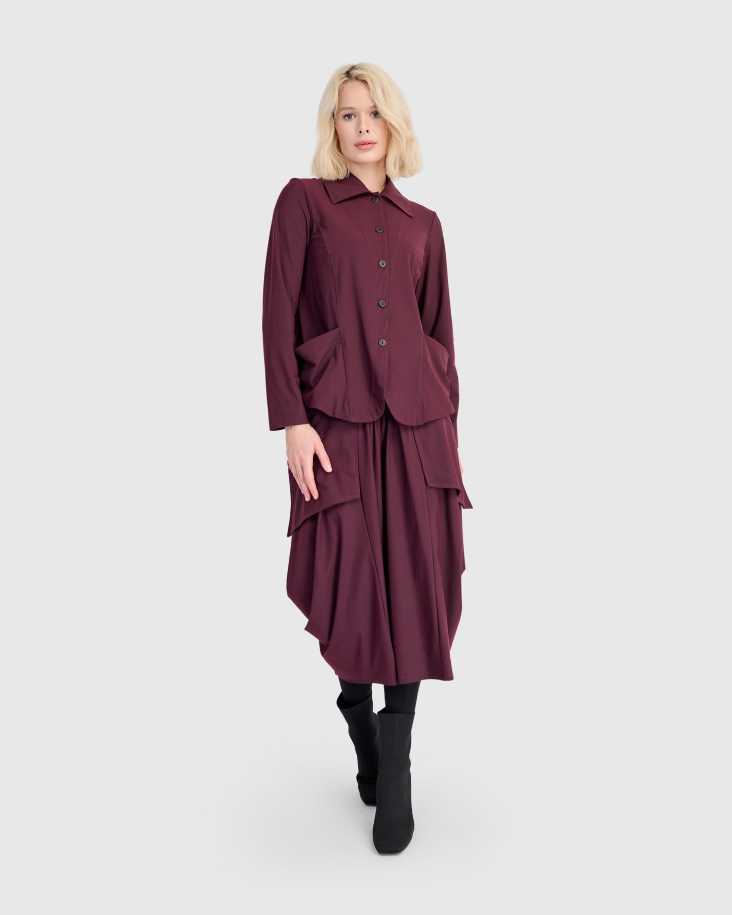 Essential Tekbika Gotta Have It Skirt, Wine