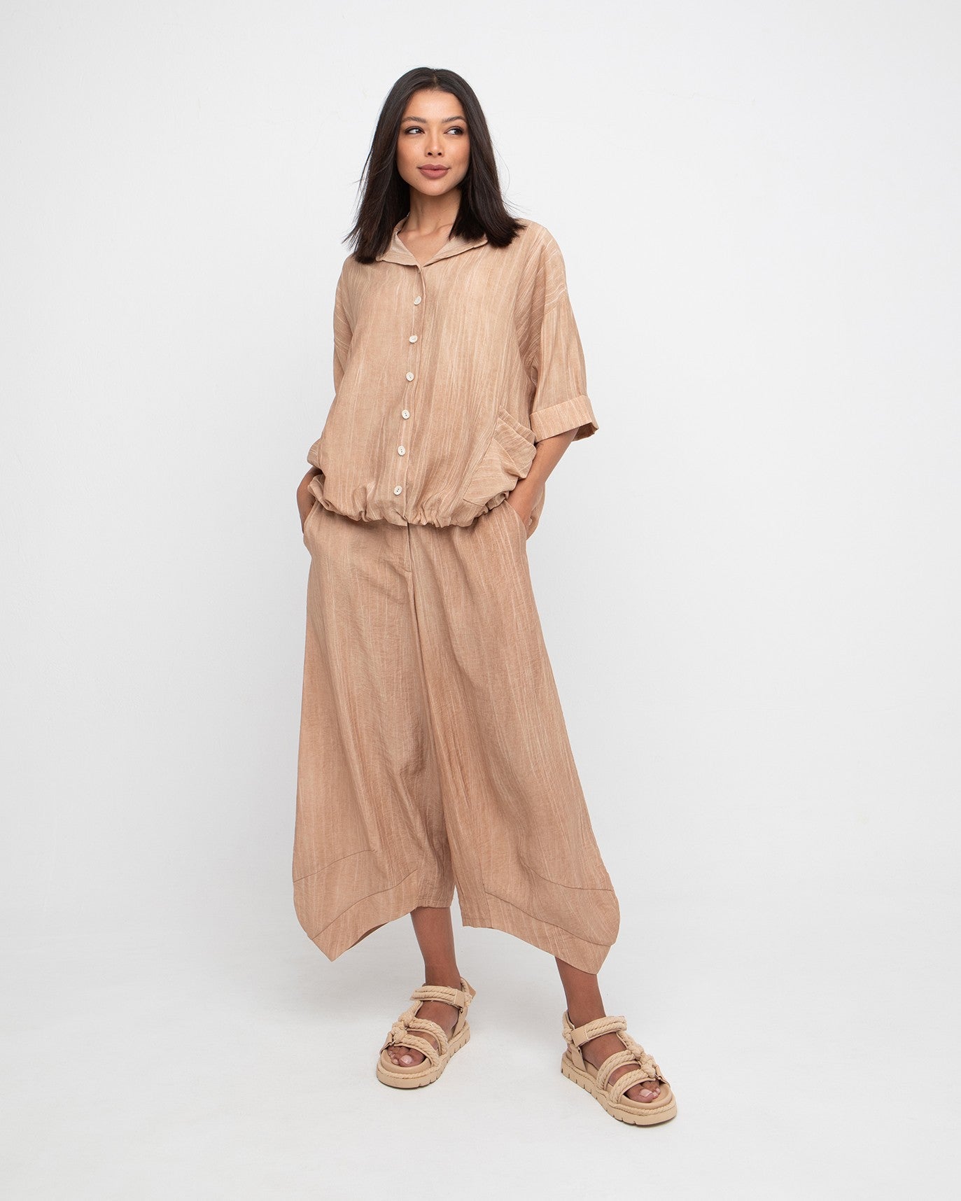 Ozai N Ku Theo Shirt, Caramel