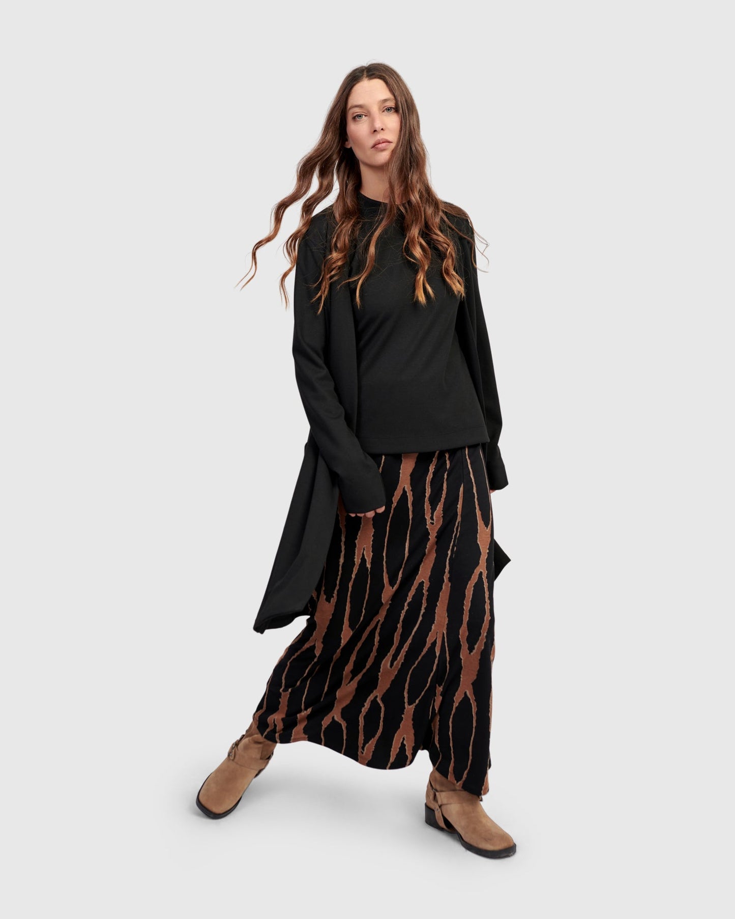 Laurel Pencil Skirt, Wood