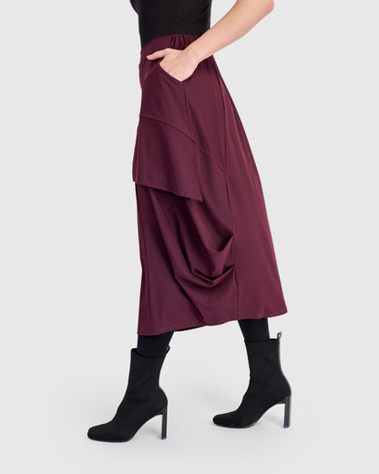 Essential Tekbika Gotta Have It Skirt, Wine