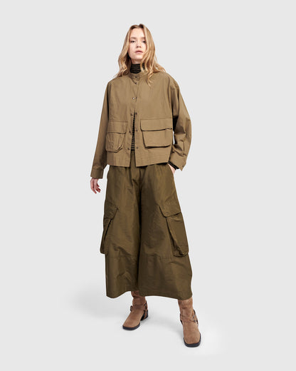 Urban Canteen Cotton Shirt, Khaki