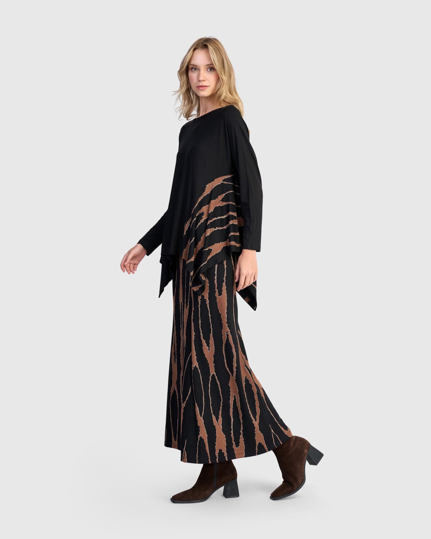 Laurel Pencil Skirt, Wood