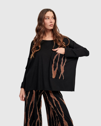 Wist Pocket Top, Wood