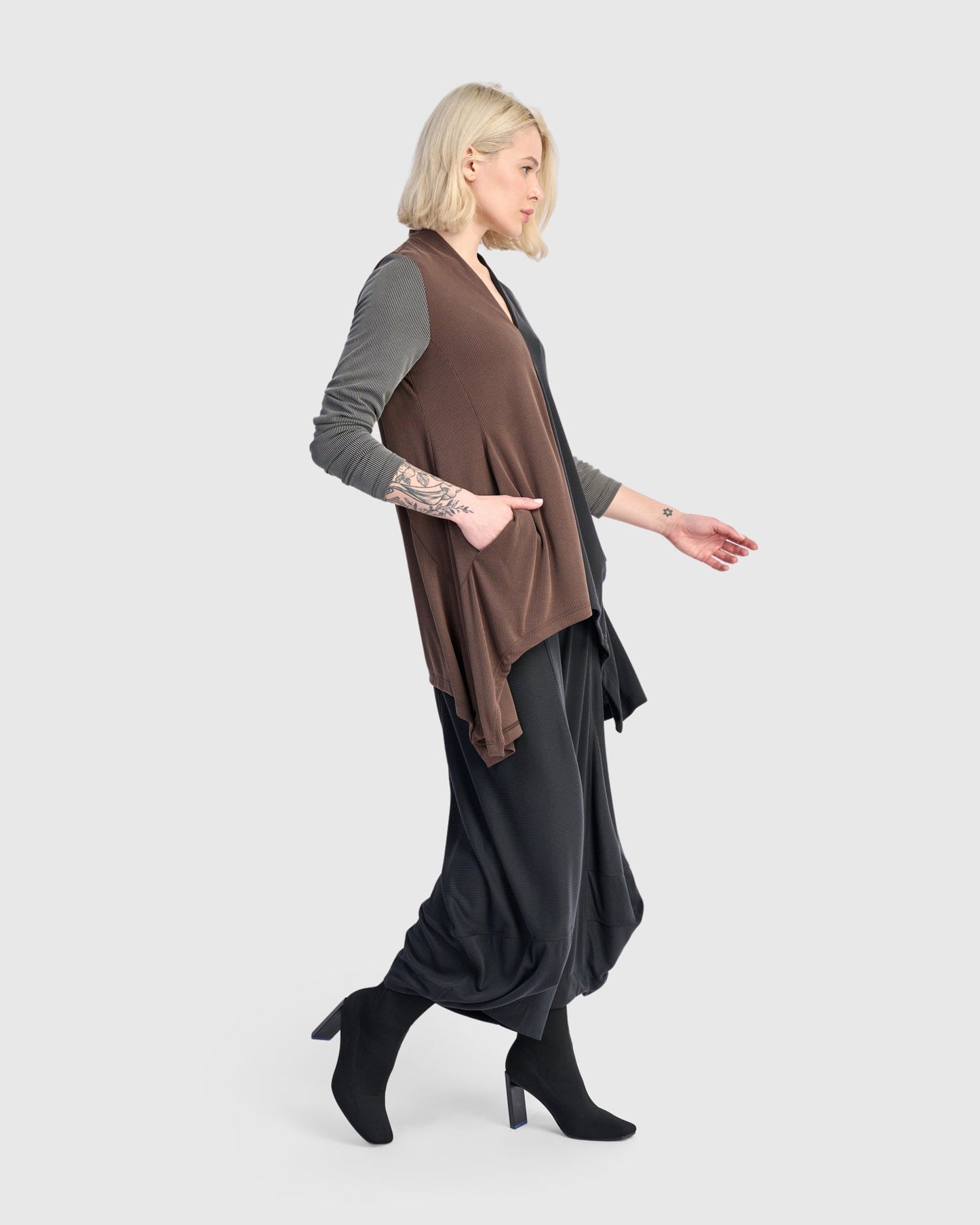 Trace Cupro Tunic Top, Mix