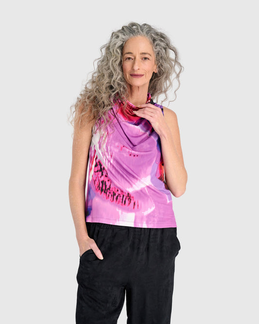 Roji Cowl Tank, Orchid