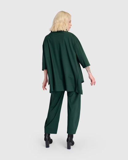 Essential Tekbika Trapeze Top, Forest