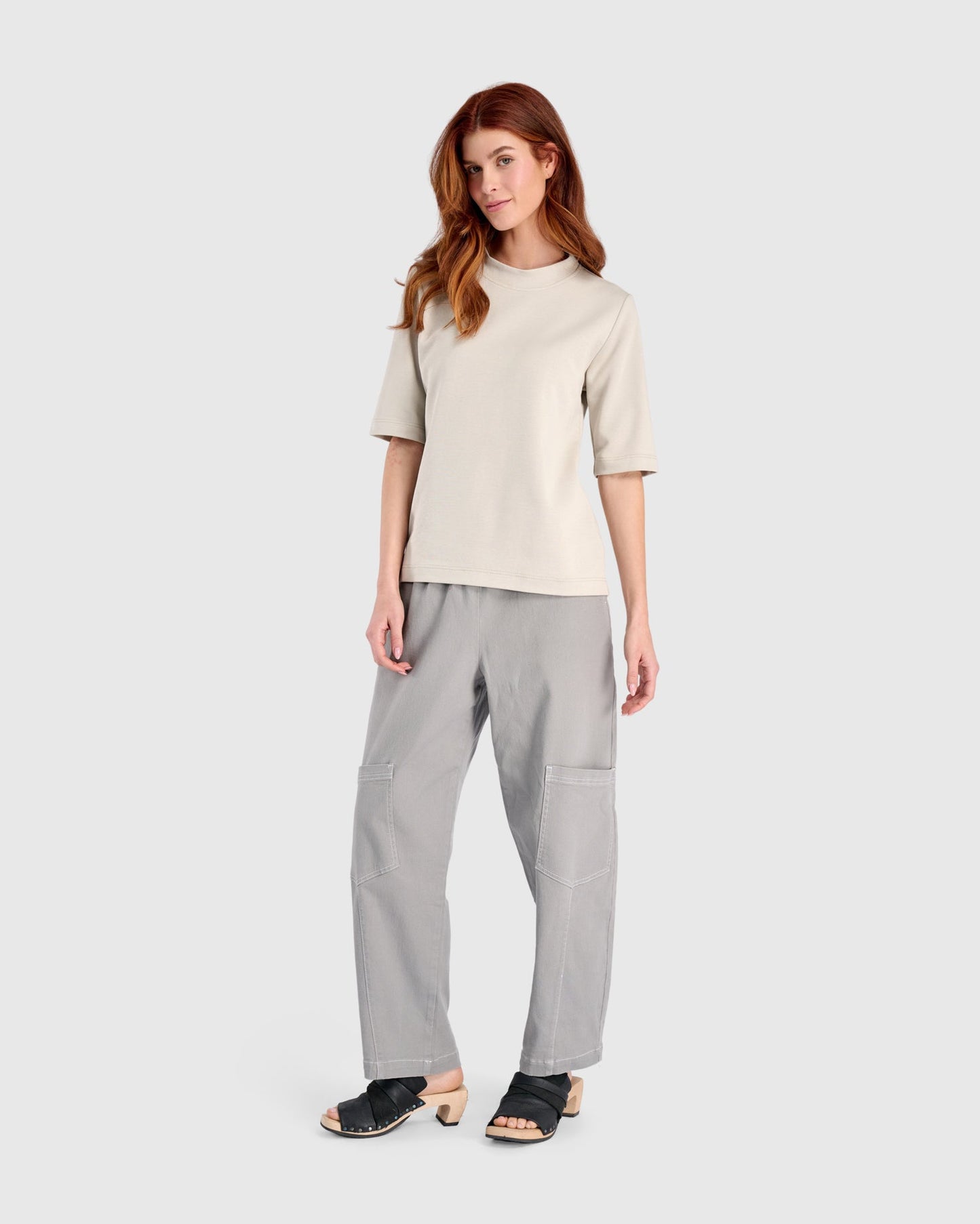 Urban Staple Elevated Tee, Cream