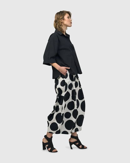 Urban Dot Balloon Pants, Mono