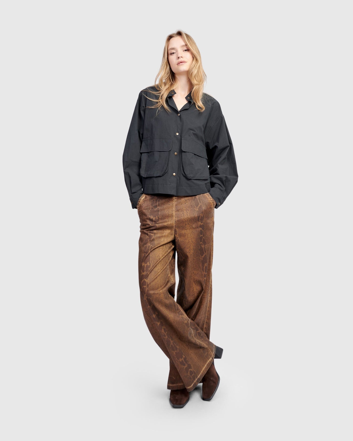 Urban Canteen Cotton Shirt, Black