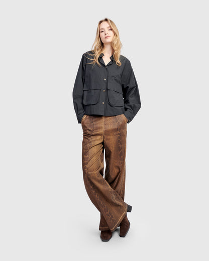Urban Canteen Cotton Shirt, Black