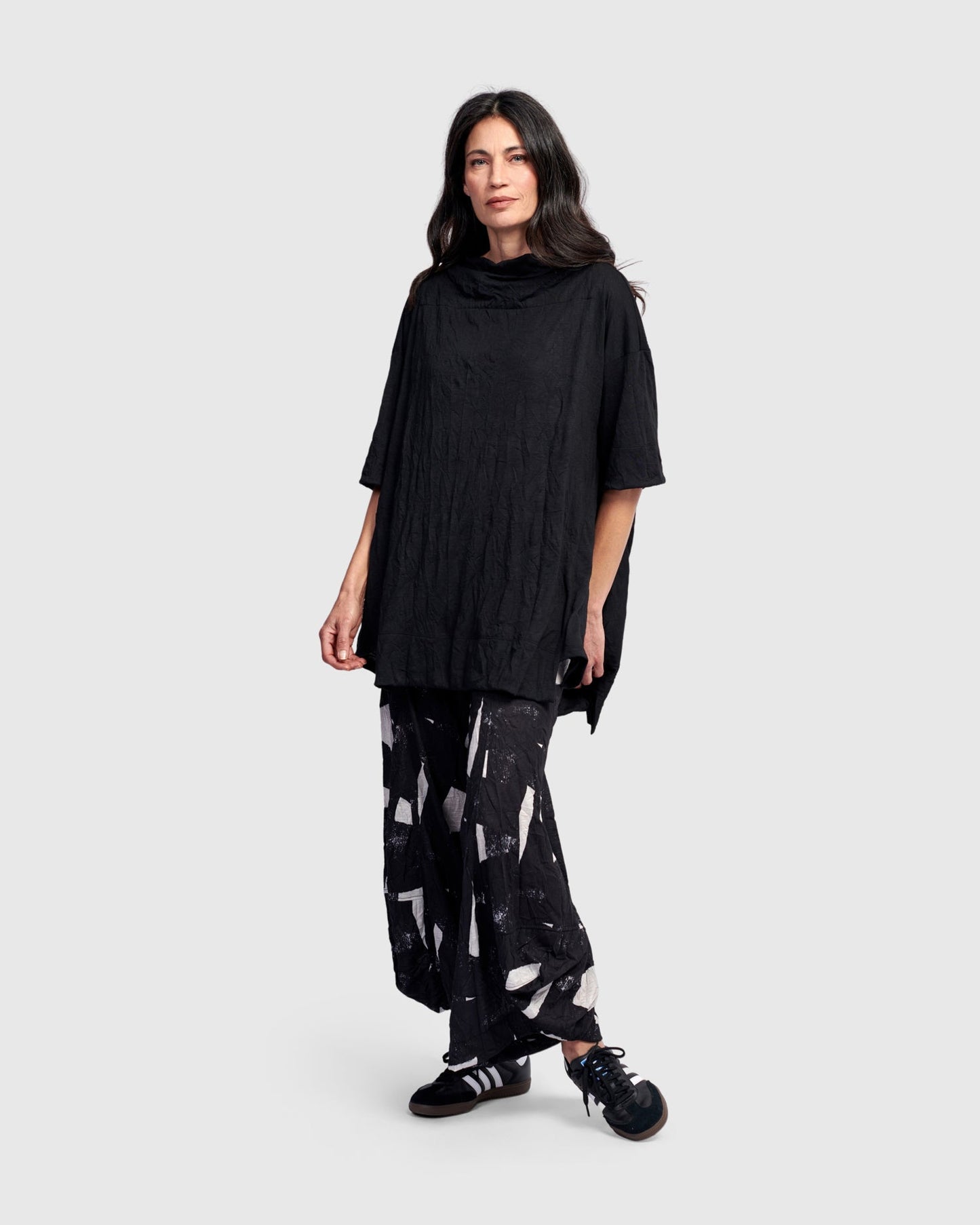 Nightline Trapeze Top, Black
