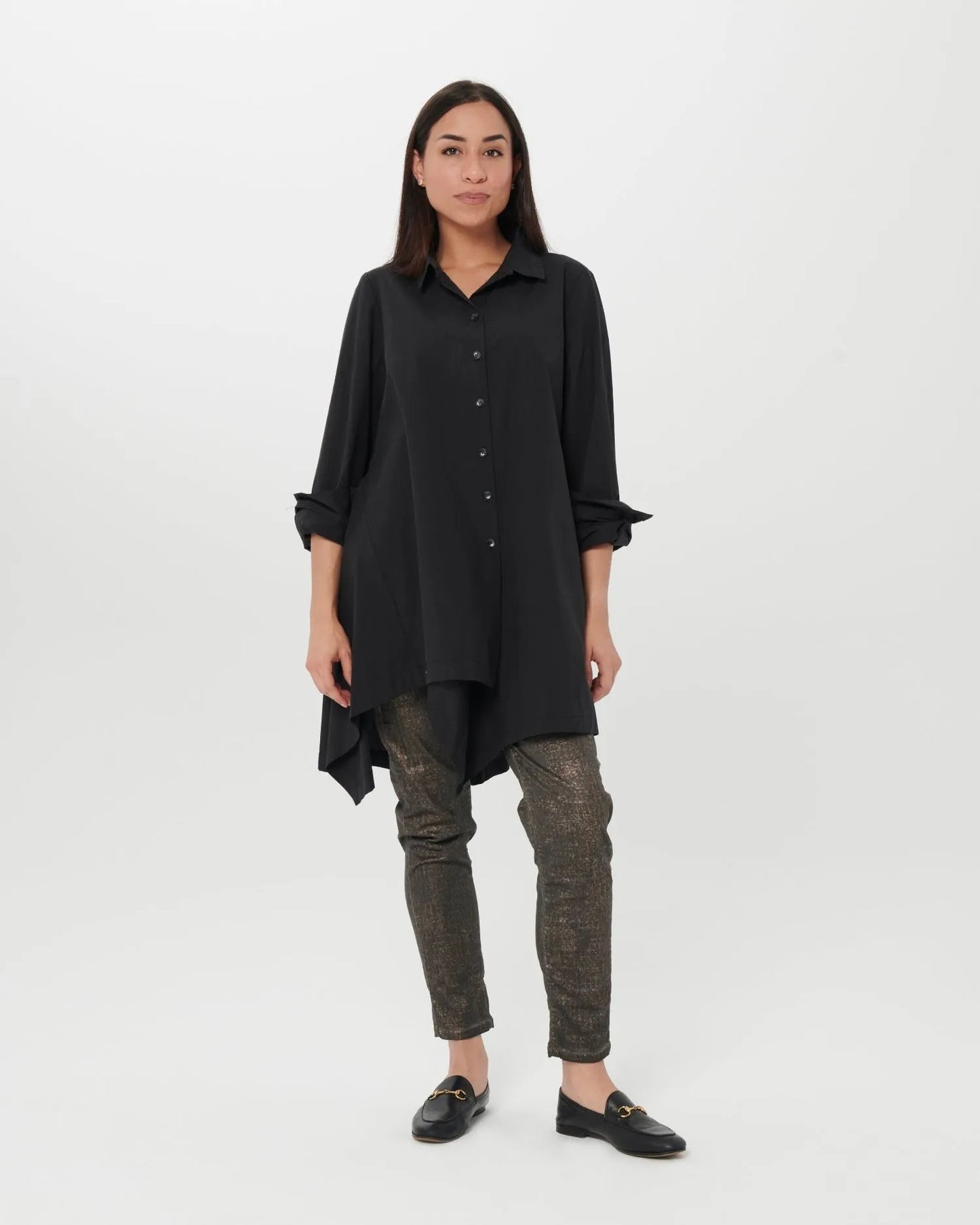 Urban Onyx Tunic Shirt, Black